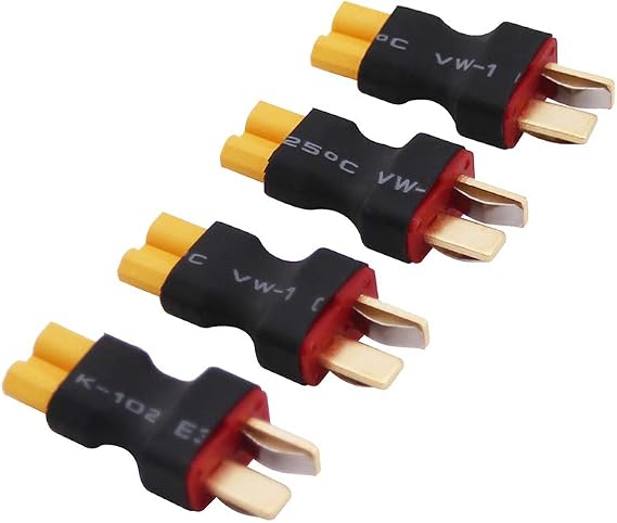 4pcs XT30 XT-30 Female to T-Plug Male Connector Adapter(C148-4)