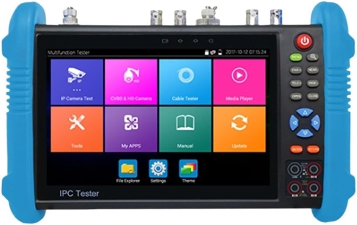 IPC 9800 Plus CCTV Tester IP Camera Coaxial HD Test AHD CVI TVI Camera Tester PoE RJ45 Cable UTP TDR Tester 7inch,One-Click DetectionIPC 9800CADH Plus