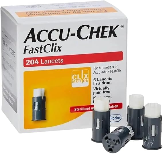 ACCU-CHEK FastClix Lancets 204 Each (Pack of 1)