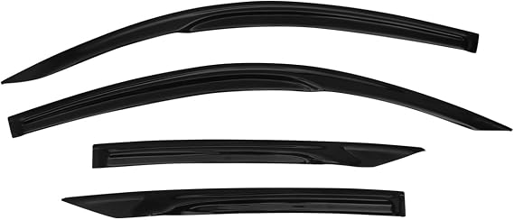 Mugen Style Acrylic Window Visors for 2016-2020 Honda Civic Coupe 2-Door