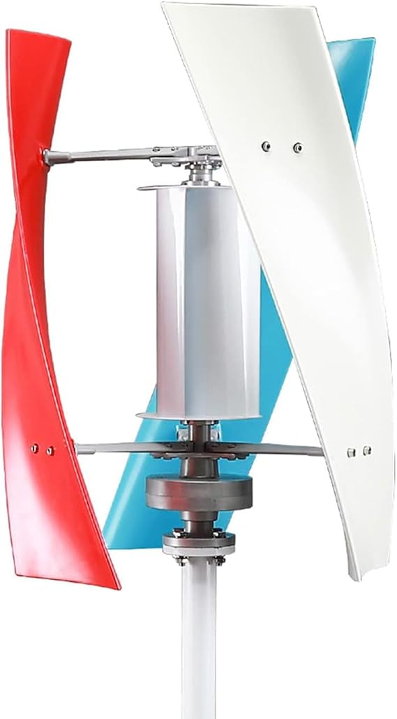 Wind Turbine, 12v 24v 7000w Quiet Vertical Small Wind Turbine Energy Home Portable Vertical Wind Turbine with Controller,12V