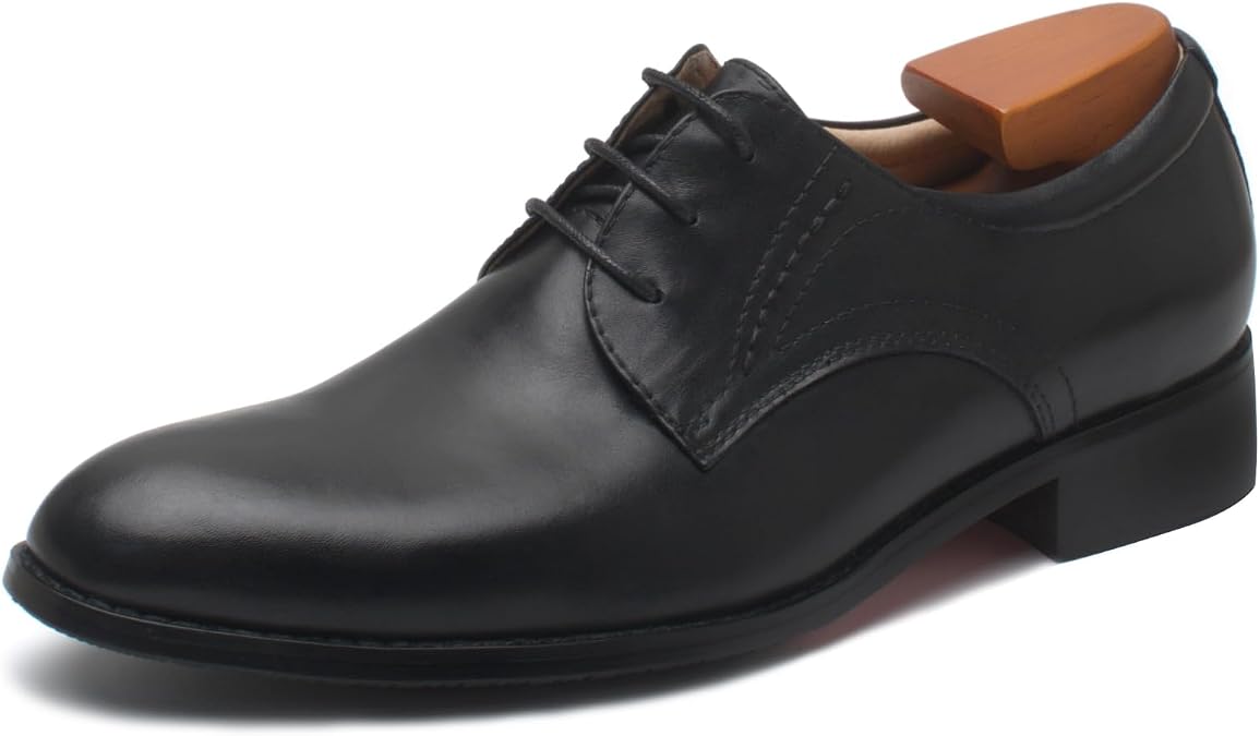 Men's Black Classic Oxfords Formal Business Casual Party Leather Shoes