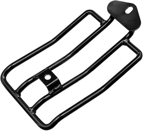 Motorcycle Rear Luggage Rack Quick Release Rear Seat Luggage Shelf Universal Black Motorcycle Accessories for Touring and Commuting