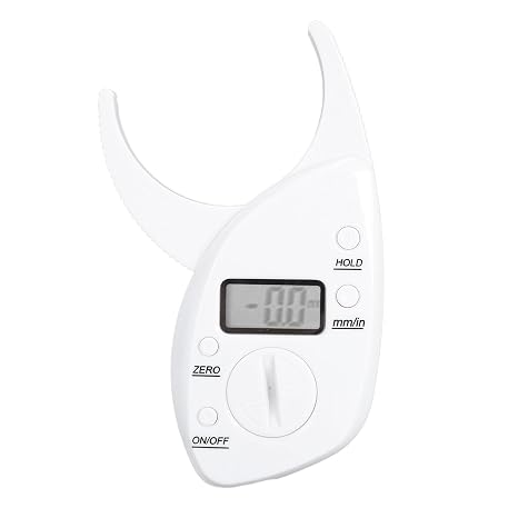 Body Fat Caliper Pro Precise High Sensitivity Digital LCD Portable Skin Fat Caliper Tester for Women Men