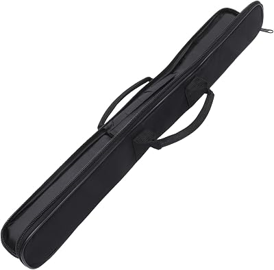 SUPVOX Professional Portable Flute Bag with Internal Storage Net Lightweight Shockproof Flute Carrying Case for Travel and Music Practice 28.54X3.93X1.18In
