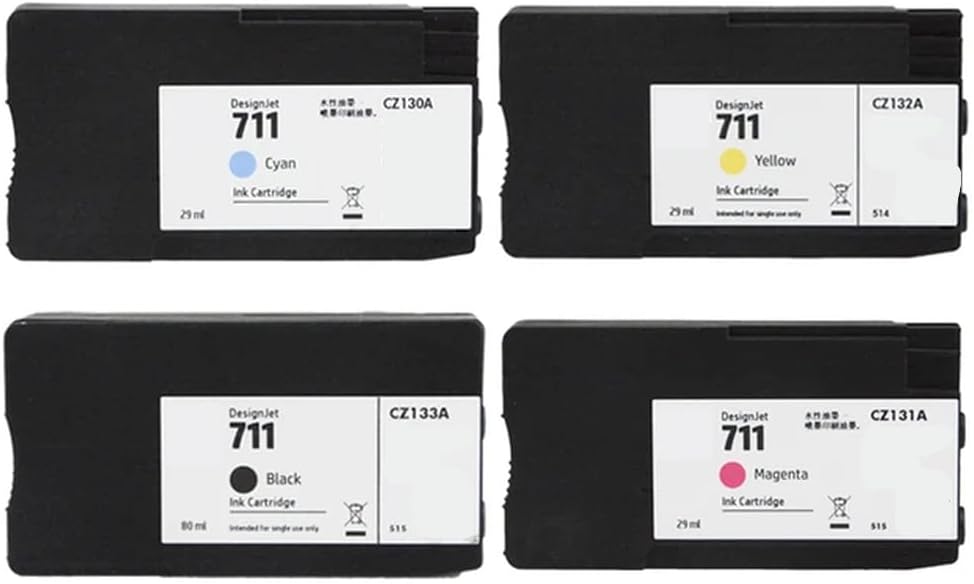 Compatible Ink Cartridge for HP711 T120 T520 T530 Printhead Plotter