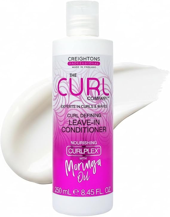 The Curl Company Curl Defining Leave-In Conditioner (250ml) - Professionally Formulated with Nourishing Curplex with Moringa Oil. Experts in Curls & Waves