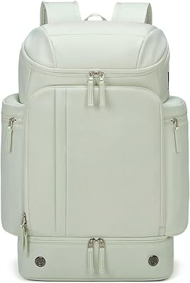 Large Travel Backpack,50L Carry-On Backpack Water Resistant Flight Approved Weekender Bag Luggage Backpack Business Daypack for Men and WomenMint Green