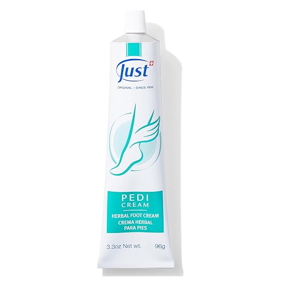 Swiss Just - Pedicream - Foot Cream - 3.4 fl oz - Crema para pies | With Almond Oil And Botanical Extracts, Helps Moisturize Dry Skin, Softens Rough Areas, Ideal For Everyday Foot Care Routine