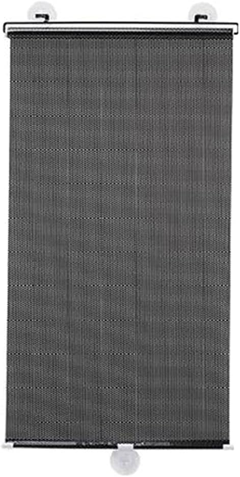 VALINK Roller Window Shades, Portable Window Cover Curtain, No Drilling Sunshade Blackout Curtain Temporary Blinds for Car Home Bathroom