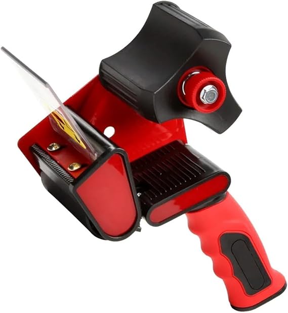 Automatic Tape Dispenser, Packing Tape Dispenser Handheld Sealing Machine, Tape Express Packer for Sealing Packer Tape Seat Dispensador Office,for Shipping, Schools, Homes(Rosso)