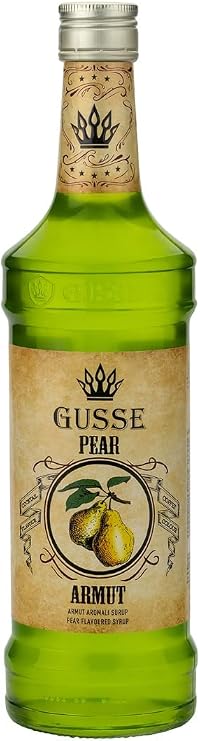 GUSSE Bütün Aromalarda Kokteyl Şurup Çeşitleri 700 ML , Kokteyl Şurubu, Kahve Şurubu, Aroma, Tatlandırıcı şurup, Gazlı içecekler ve Çaylar İçin Aroma verici (Armut)