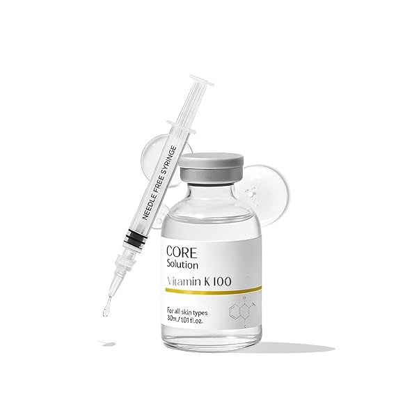 FEEL MATRIGEN Vitamin K 100 Ampoule Redness & Dark Circle Treatment Serum for Sensitive Skin 30mL + Needleless Syringe