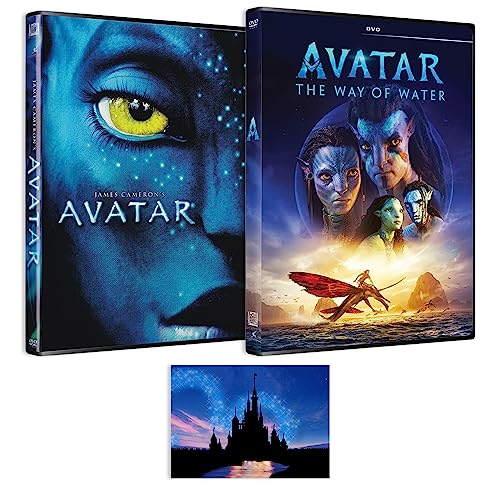 Avatar + Avatar: Way of Water DVD Collection + Including Bonus Art Card