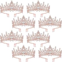 Tiaras and Crowns for Women Princess Crystal Tiara Crown with Comb Rhinestone Hair Accessories