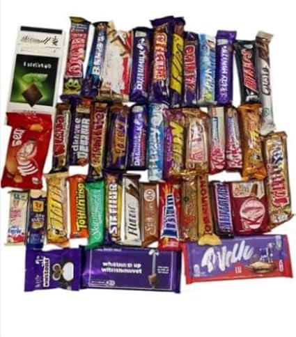 Mega Mix Chocolate Gift Hamper 10 Different Chocolate Bars For All Occasions "Chocolate is happiness you can eat"