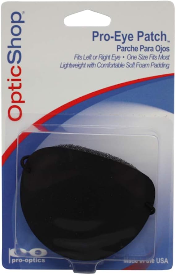 Pro-Eye Patch--Plastic Front Black Eye Patch (1)