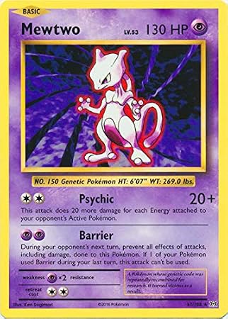 Pokemon - Mewtwo (51/108) - XY Evolutions