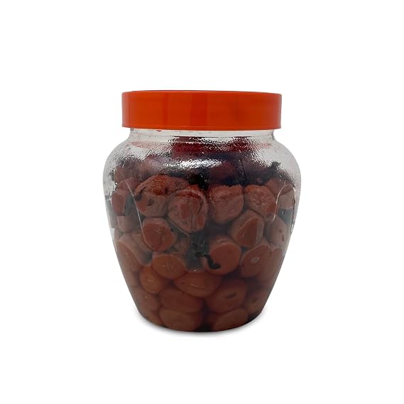 Shirakiku Salted Plums Shiso Ume PET | Japanese Umeboshi Plums for Vinaigrettes, Noodles, Sandwiches, Rice Balls | High Fructose Syrup, Seasoned Perilla | Pack in 2.2lbs Jar