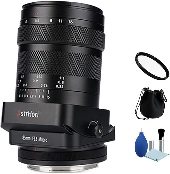 AstrHori 85mm F2.8 Full Frame Macro Tilt-Shift Manual Focus Prime Lens for L Mount Camera Like Sigma L Mount FP Like Leica L Mount L TL CL