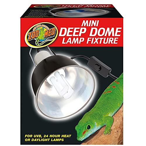 DBDPet s Bundle with Zoomed Mini Deep Dome Reptile Light Fixture - 100w Maximum - Includes Attached Pro-Tip Guide