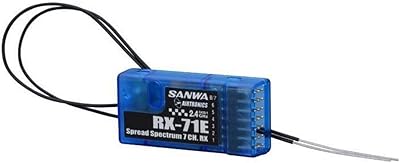 Sanwa Airtronics RX-71E 7-Channel 2.4GHz 4.8V~6.0V Receiver : Air Transmitters