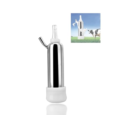 Milking Machine, Stainless Steel Cow & Goat Milk Suction Head Liner, Pulse Controller for Dairy Farm Use