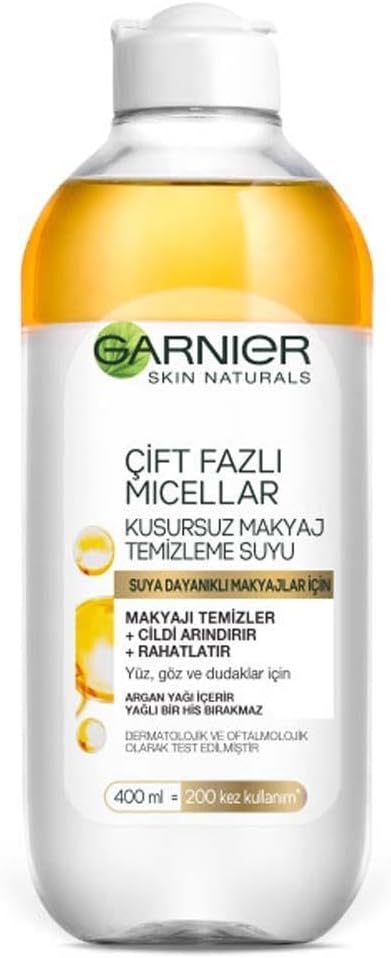 Garnier Skin Naturals Double Phase Micellar Perfect Makeup Removal Water (400 ml)