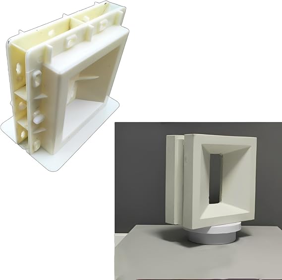 Hotel Decorative Concrete Hollow Wall Decoration Mold, DIY Cement Bricks | Reusable Hollow Brick Mold, Block Mold for Architecture, Landscape beautification,Road Engineering, ABS Plastic Construction
