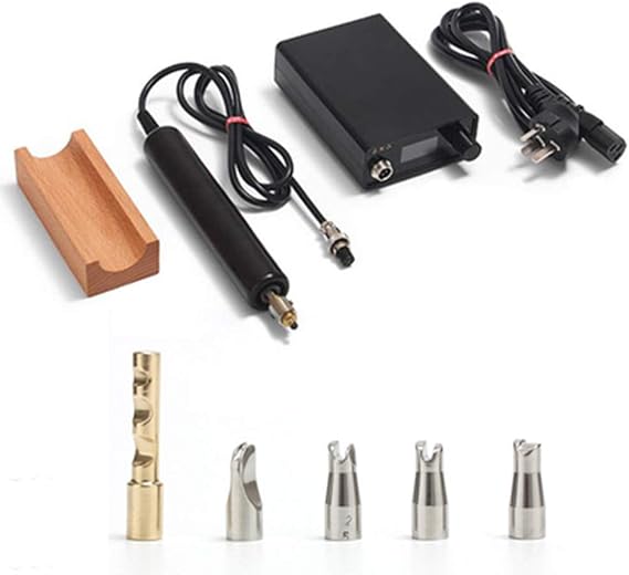 LANTAO Leather Craft Electric Creasing & Edging Machine Handle Creaser Edger Tool Set