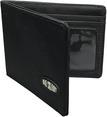 Big Skinny Mens Bifold Slim Wallet, holds up to 25 Cards