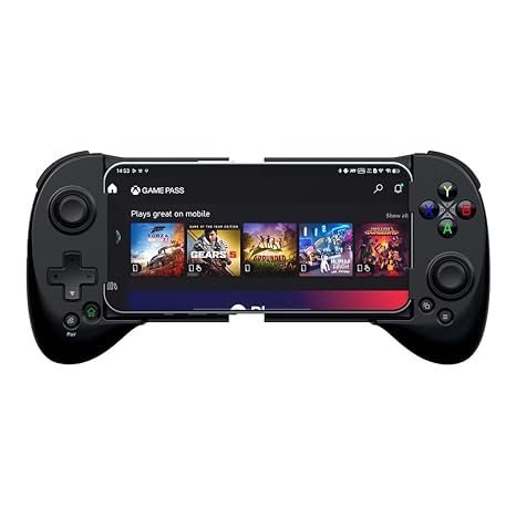 ShanWan Mobile Phone Controller for Android/iOS/iPhone15 Controller Smartphone with Adjustable Joystick Mobile Gaming for PS Remote Play Xbox Cloud Steam Link GeForce Now etc