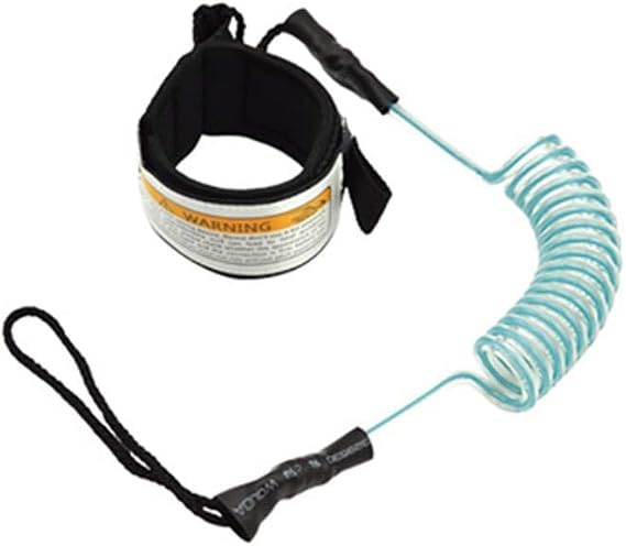 Surfboard Leash, Straight Surf Board Leg Rope, Coiled Sup Leash Leg Rope, SUP Strap for Shortboard, Longboard, Paddleboard, Compatible with Surfboard Replacement