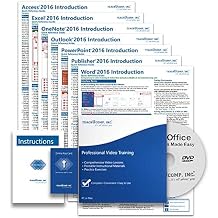 TEACHUCOMP DELUXE Video Training Tutorial Course for Microsoft Office 2016- Video Lessons, PDF Instruction Manuals, Quick Reference Guides, Testing, Certificates of Completion