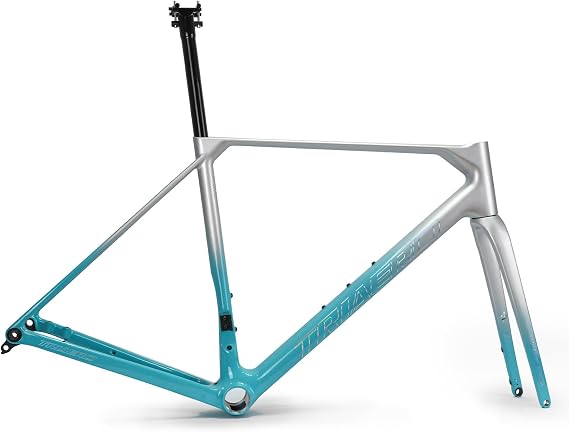 ICAN Flyee Carbon Disc Road Bike Frame Set UCI T47 BB and UHH Hanger