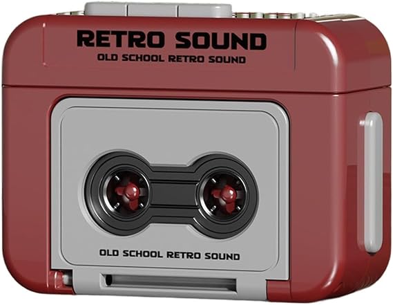 For Mini Retro Cassette Recorder Keychain for Vintage Audio Enthusiasts and Nostalgic Music Lovers with Play Function