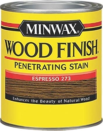 Minwax New 273 Espresso Interior Oil Based Wood Finish Stain 7995806