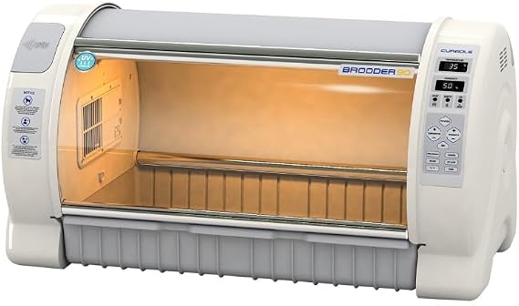 A&I Brooders and Incubators CURADLE RCOM Large PET Brooder Nursery ICU MX-B90N with Bonus Tray Perfect for Puppies Kittens All Critters, MX B 90 N, White