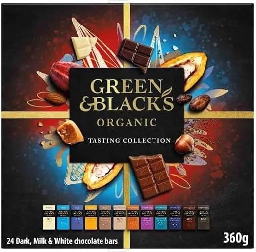 Green & Black's Dark, Milk and White Chocolate Collection Boxed Chocolates Gift 360g