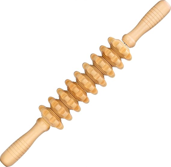 Valkyrie Medical Wooden Massage Roller Waist Neck Back Leg Massager Cellulite Remover 1. Quality