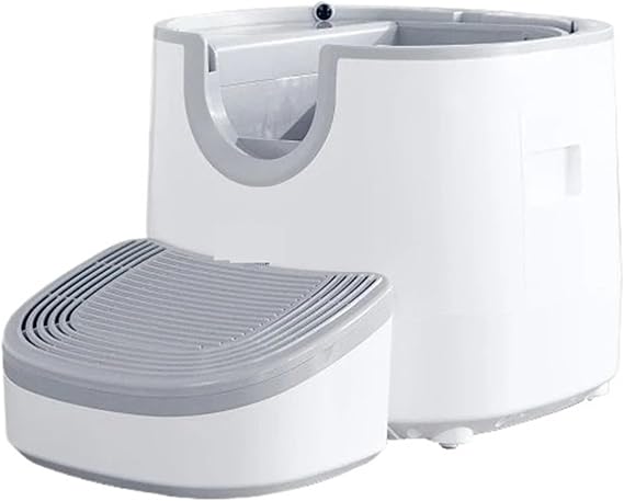 Cat Litter Box, Intelligent Open Automatic Cat Litter Box Self Cleaning Extra Large Cats Sand Dropping Pedal Kitty Toilet Anti,High-Capacity