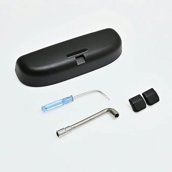 BOLNEY Car Sunglasses Holder Glasses Case Storage Box Interior,for Audi A4 A6 A3 A5 Q3 Q5 Q7