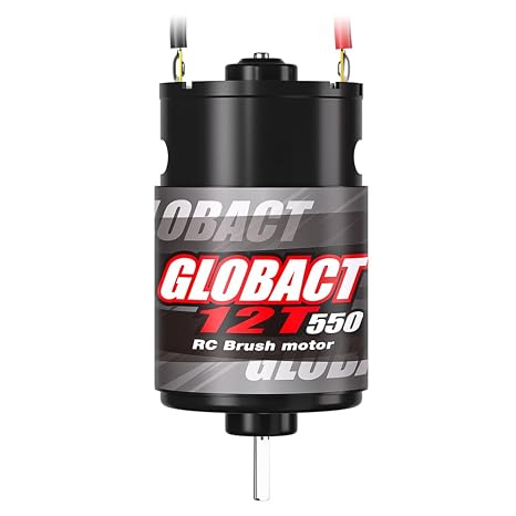 GLOBACT 550 12T Brushed Motor for 1/10 Slash Arrma Granite Senton Axial