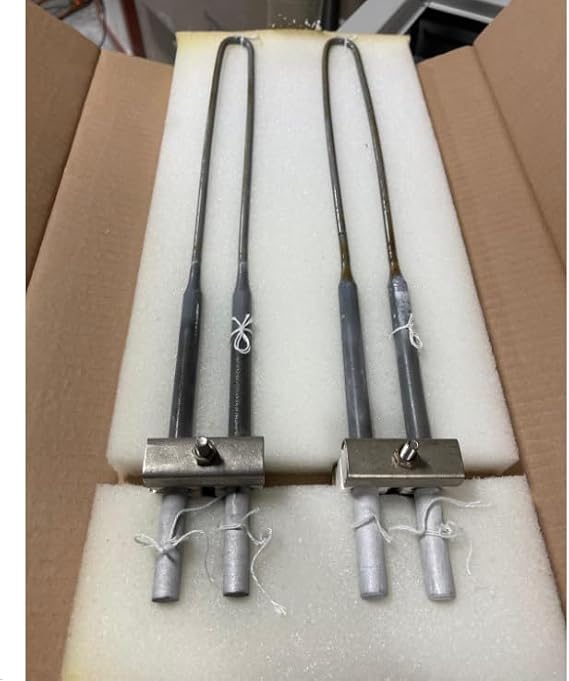 4 Pcs Heating Elements for SX2-2-17P Muffle Furnace, SX2 Series Lab Furnace Replacement Heating Rods, 1700C High Temperature Resistant Heating Coils