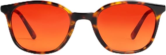 by Dave Asprey | Sunsets Blue Light Blocking Glasses | Gradient Red Yellow Lenses