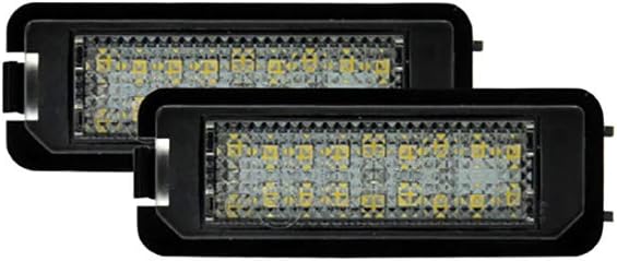 AutoStyle Set LED License Plate Lights compatible with Audi/Volkswagen/Skoda/Seat/Porsche/Bentley various models