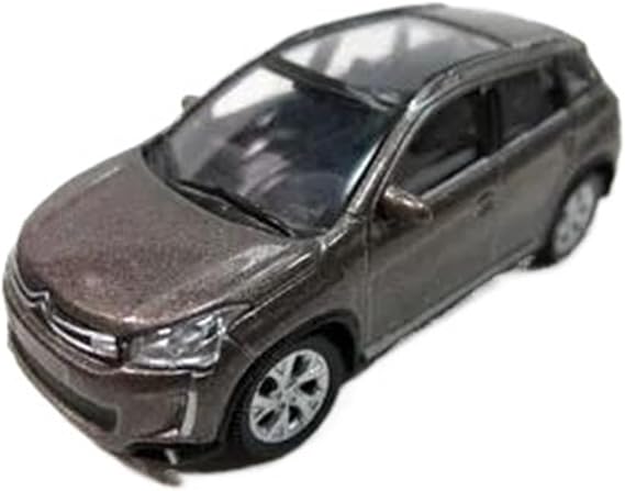 Scale Diecast Car 1:64 for Alloy Car Model Citroen C4 Vehicle Model Adult Collection Souvenir Ornaments Display Collectible Model Vehicle(Brown)