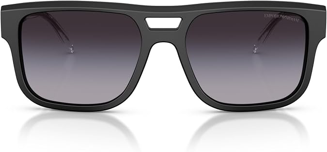 Emporio Armani mens Ea4197 Rectangular Sunglasses