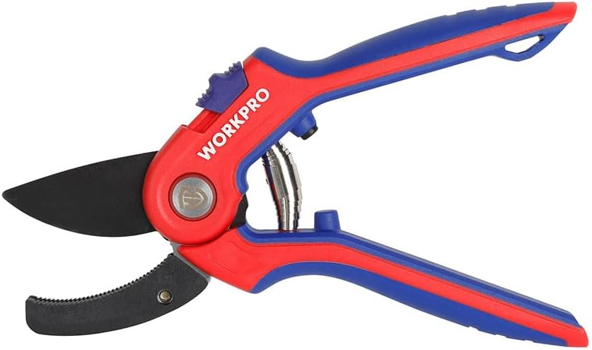 WORKPRO WP332010 Professional Vineyard Garden Branch Pruning Shears