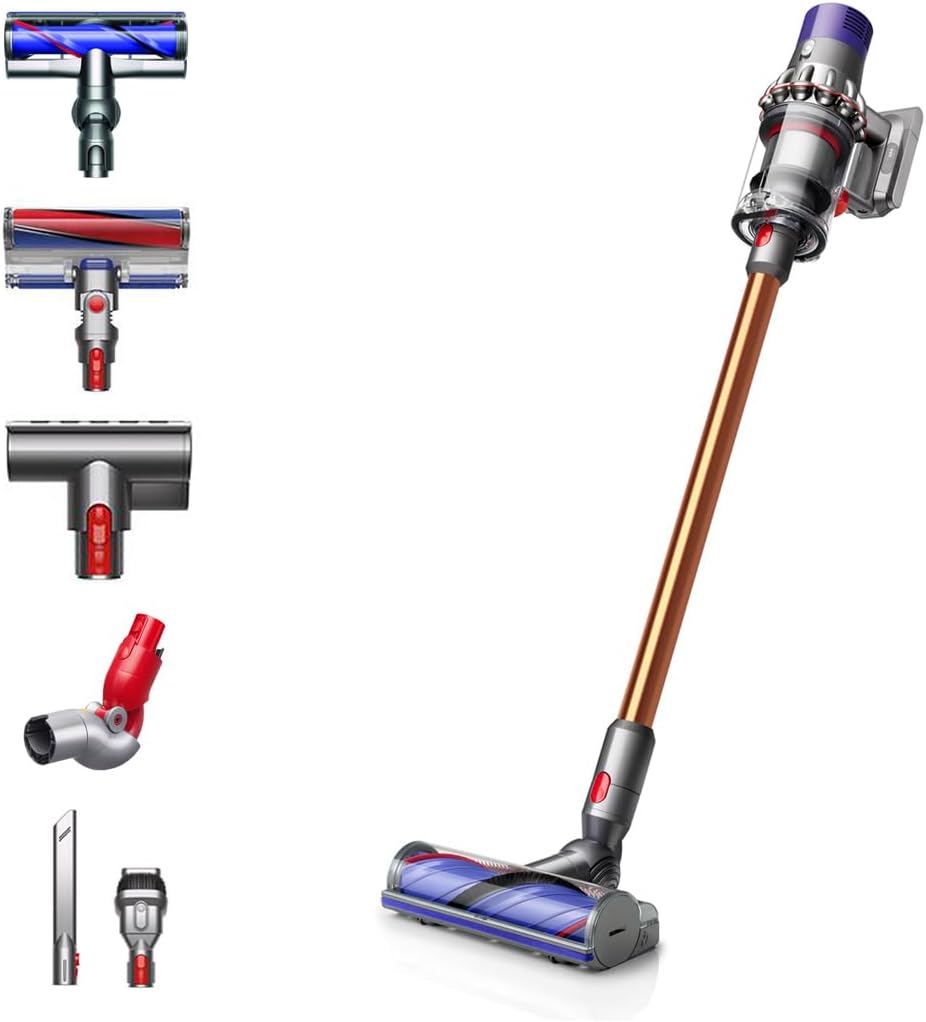Dyson Cyclone V10 Absolute Cordless Vacuum Cleaner Nickel  Copper